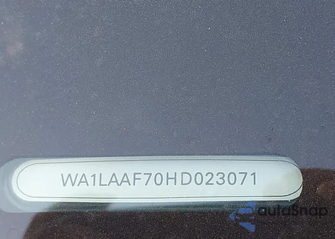 2017 Audi Q7 3.0T Premium from USA, damaged, VIN WA1LAAF70HD023071